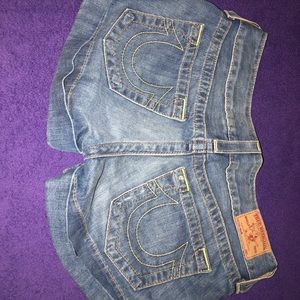 true religion shorts!